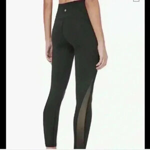 Lululemon black mesh legging